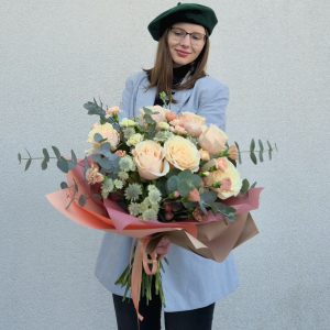 Bukiet Brzoskwiniowy poranek