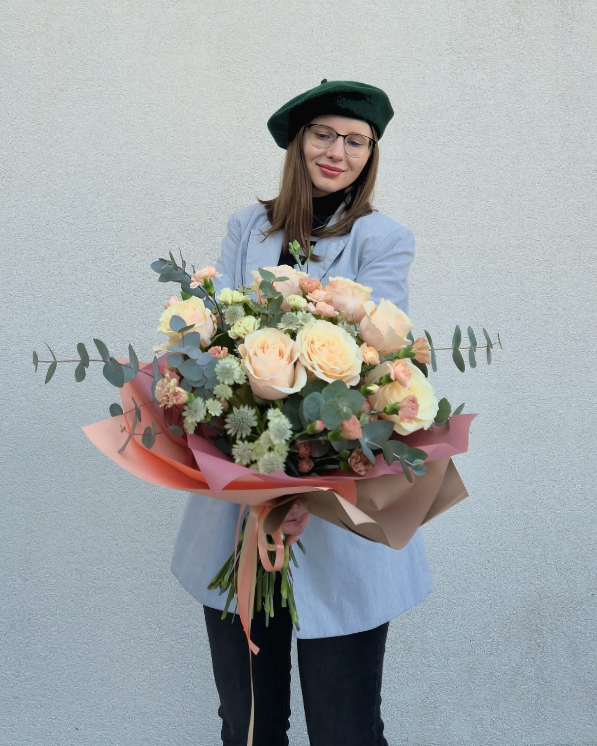 Bukiet Brzoskwiniowy poranek